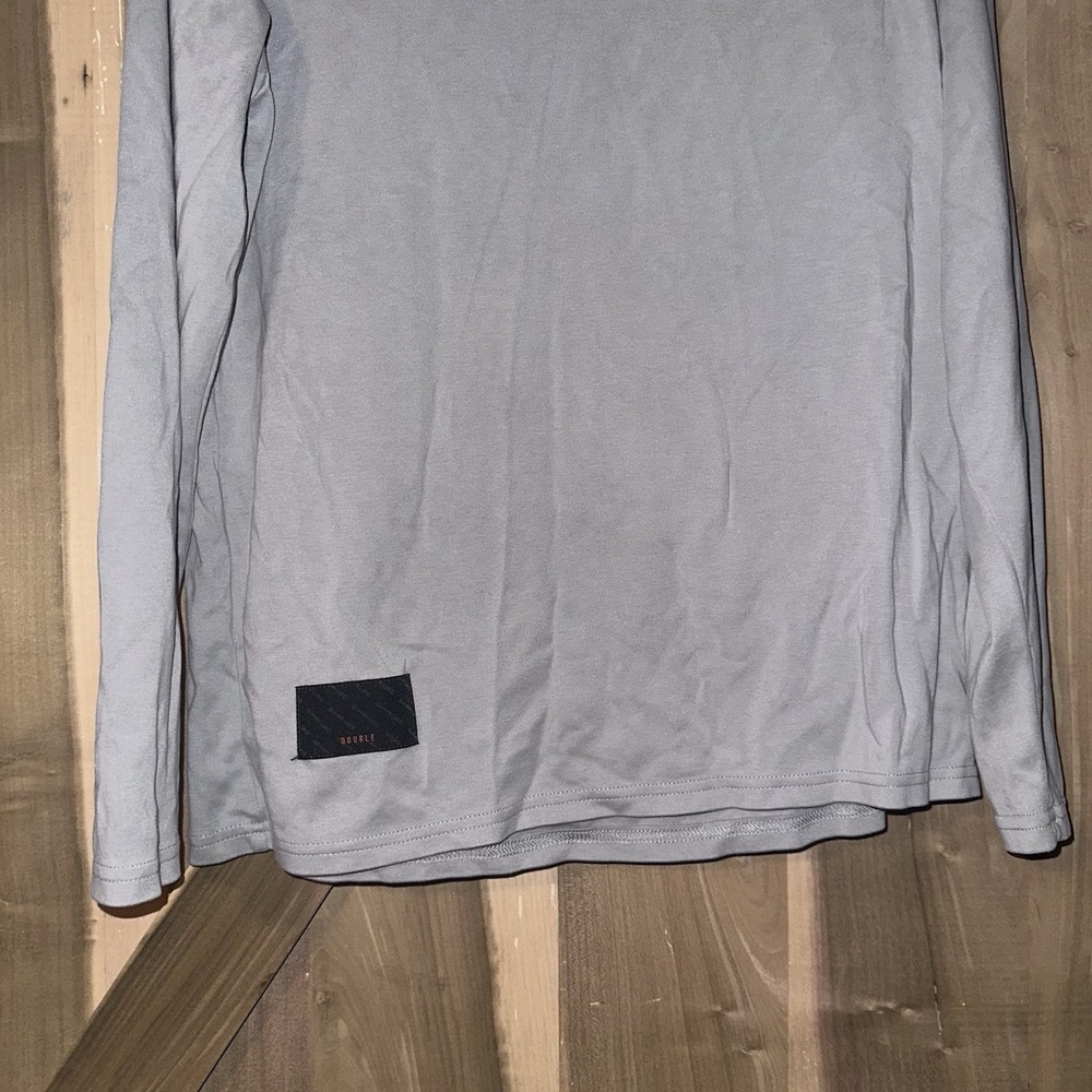 Gianni Lupo Linen Tee Light Gray Or Bluish Large - Picture 2 of 8